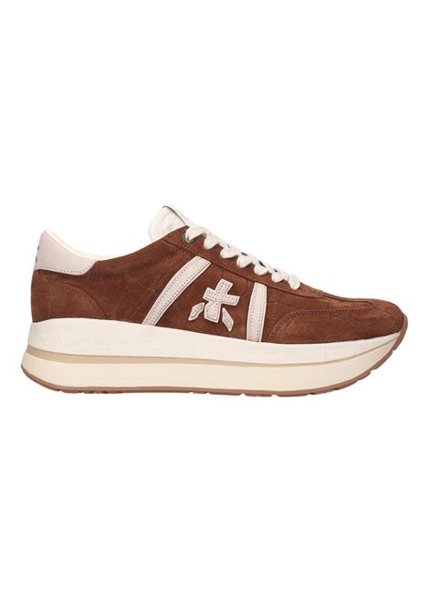 Premiata Bethcoin 8509 Sneaker in Brown Suede Women's PREMIATA |  | BETHCOIN VAR8509